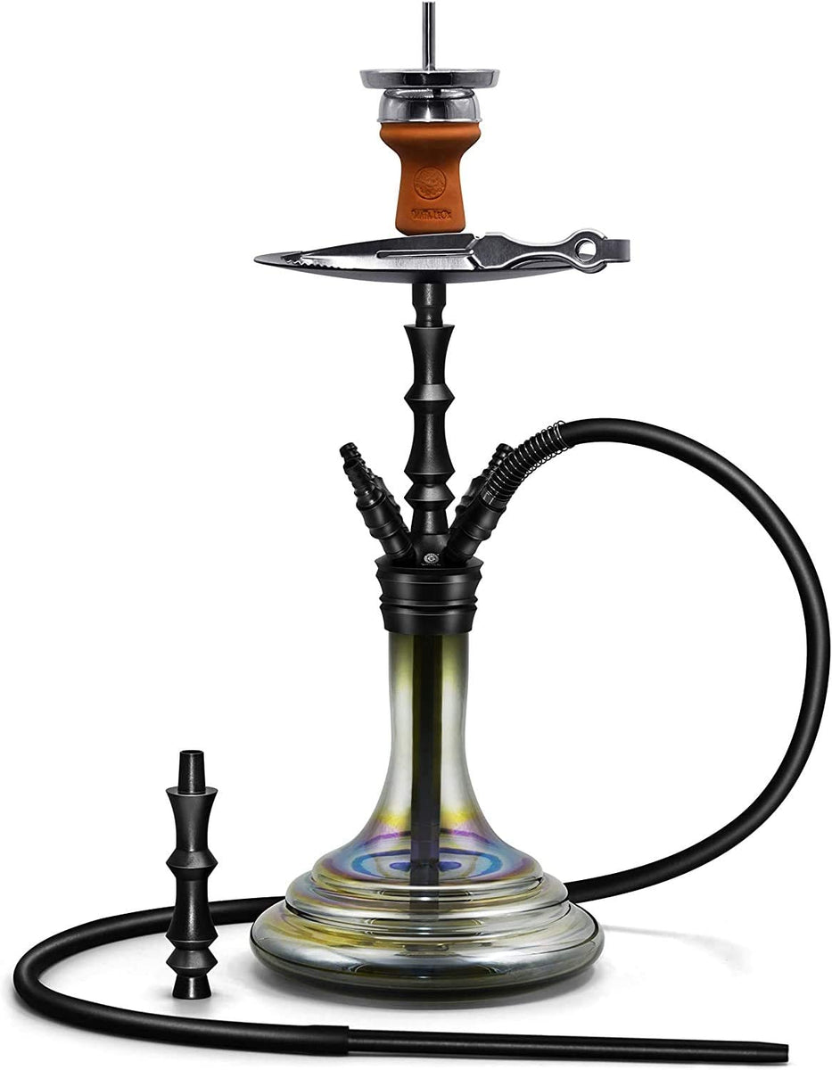 Hookah Set Luxury Modern Glass Hookah With Washable Silicone Hookah H hookah-set-luxury-modern-glass-hookah-with-washable-silicone-hookah-h