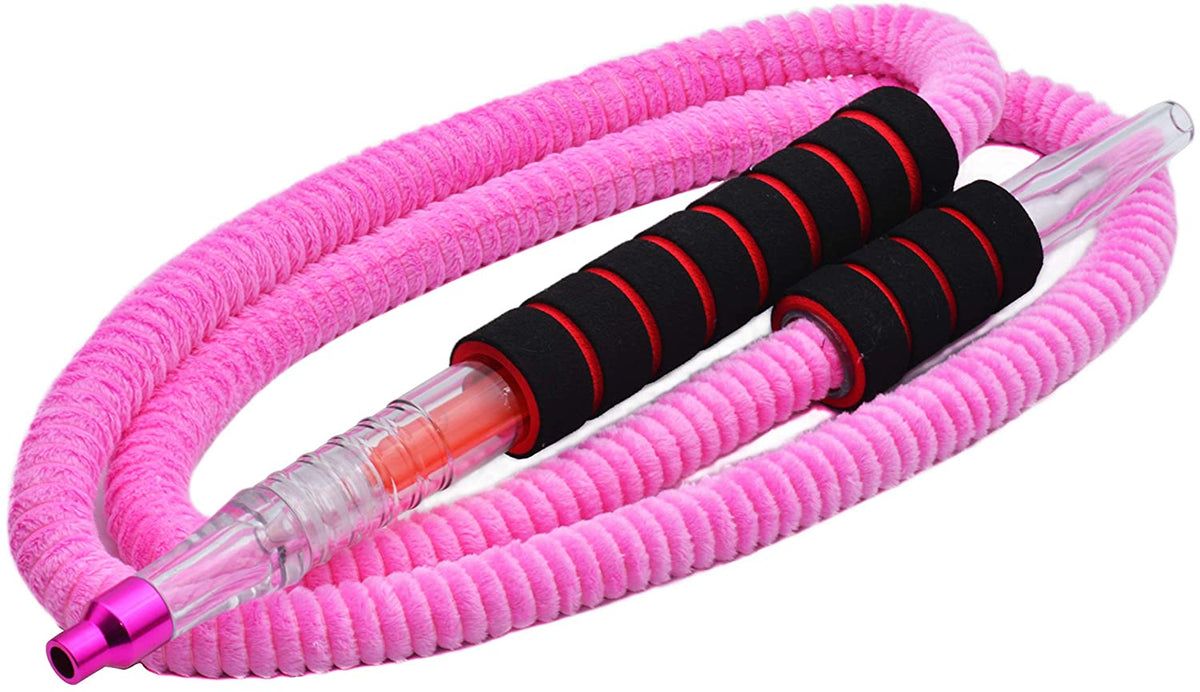 Hookah Hose Shisha Hose Washable Plush Hookah Pipe 6ft with Mini Ice B